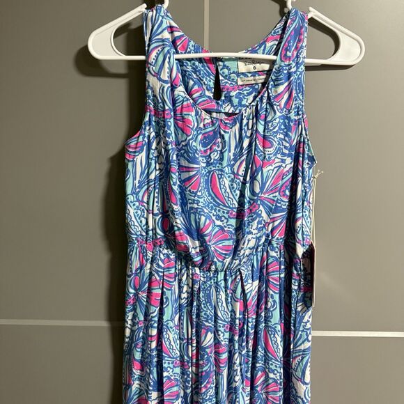 NWT Lily Pulitzer Target Girls Paisley Tier Maxi Dress XL 20th Anniversary - Picture 2 of 9